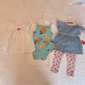 3/$20 New Baby Girl Summer Bundle 12 months